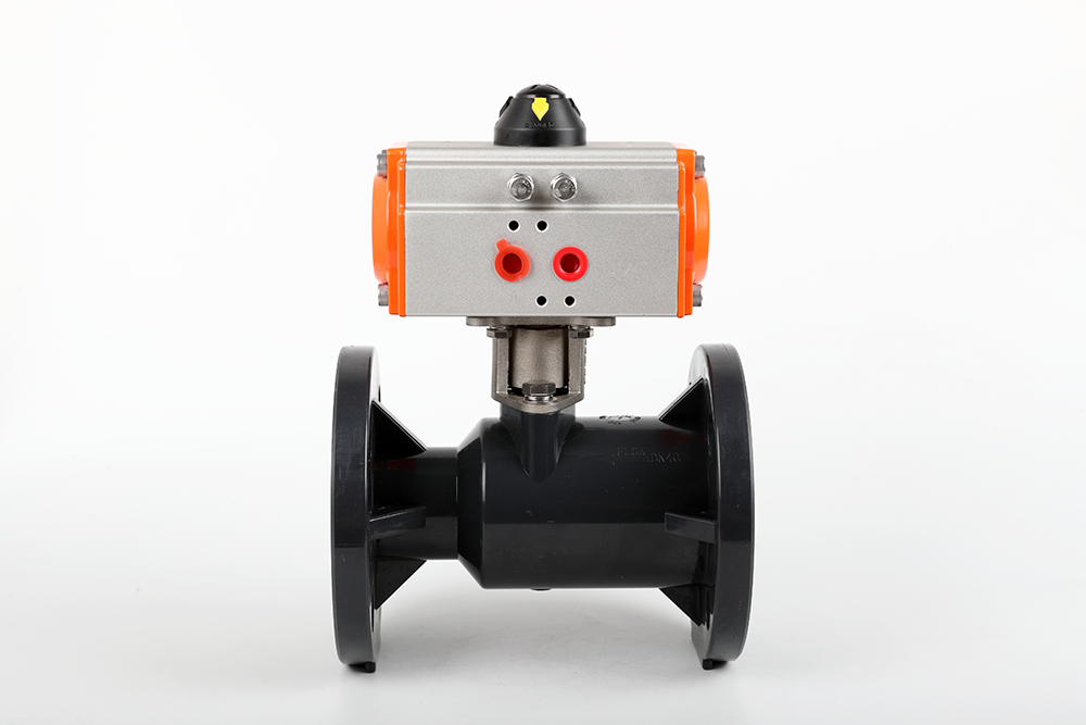 友好气动法兰一体球阀